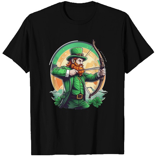 St. Patrick's Day Shamrock St Paddy's Day Archery T Shirts
