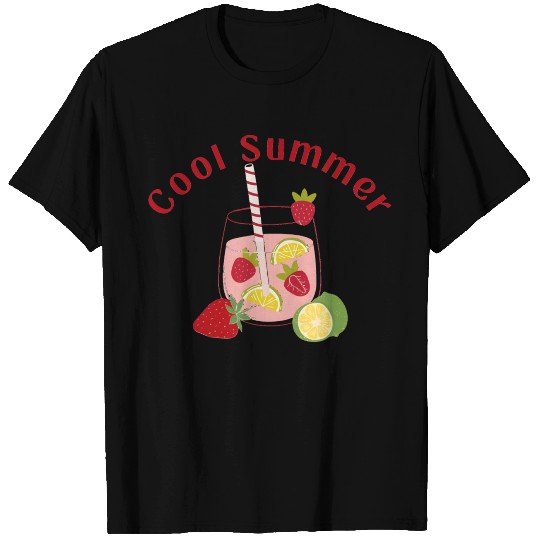Summer Strawberry Mojito T Shirts