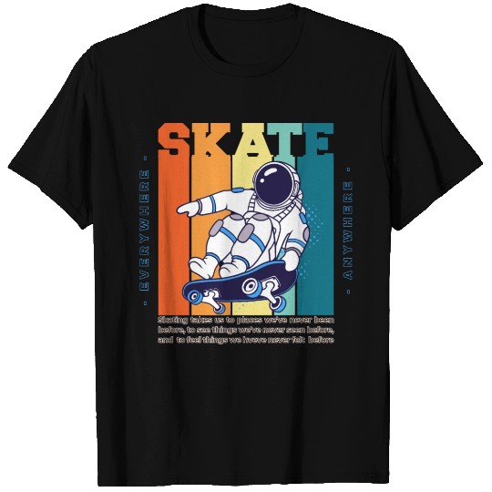 Skateboarding Adventure - Embrace the Thrill T Shirts