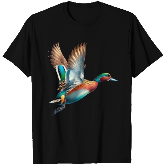 Chestnut Teal in Flight T Shirts