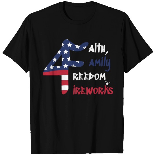 4th of July American Flag Patriotic T Shirts