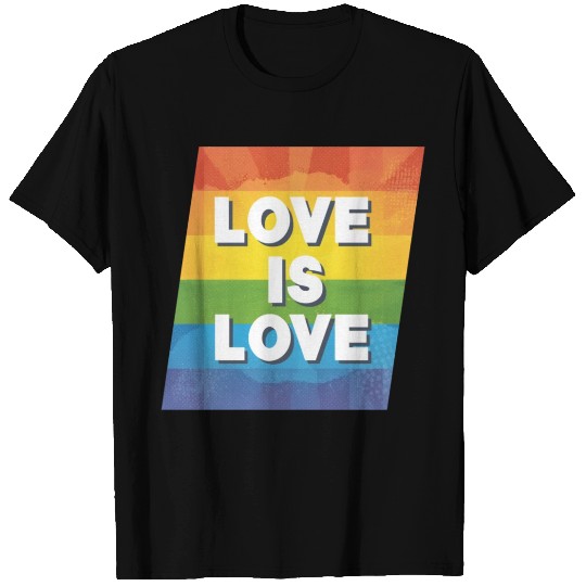 LGBTQ Love is Love T Shirts