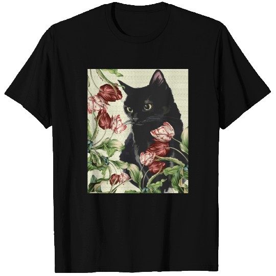 kitten's garden T Shirts