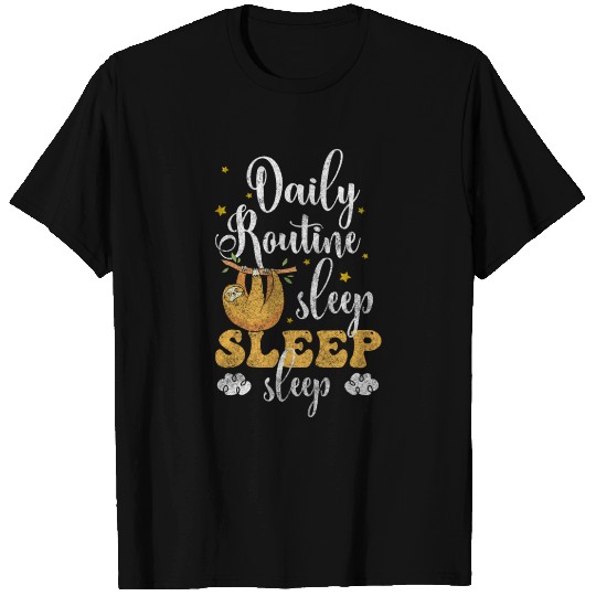 Sleepyhead Dream Grumpy In The Morning Sloth T Shirts