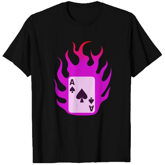 Flaming Card - X-men T Shirts