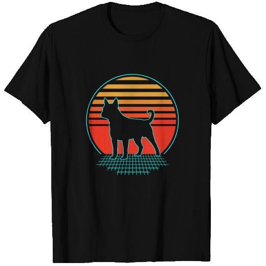 Staffordshire Bull Terrier Dog Silhouette T Shirts