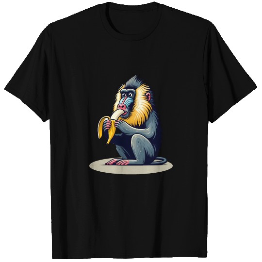 Mandrill Banana Monkey T Shirts