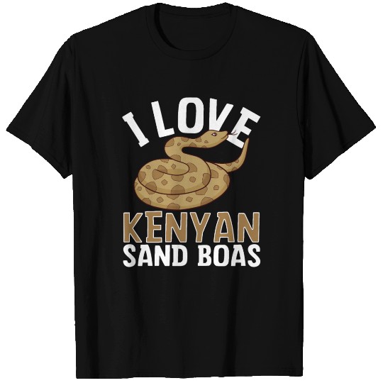 I Love Kenyan Sand Boas Snake T Shirts