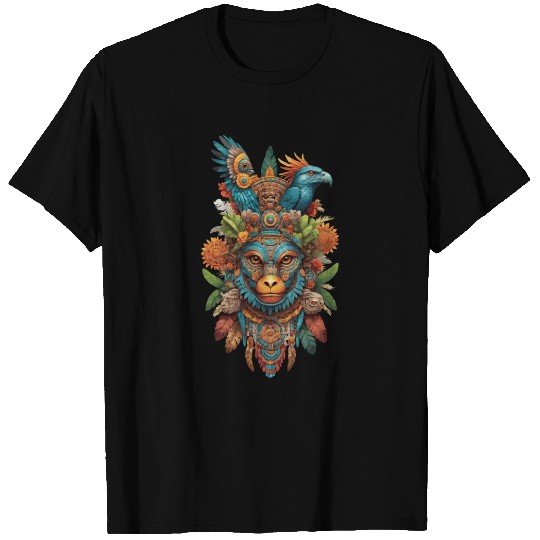 Ancient Maya Aztec Totem T Shirts