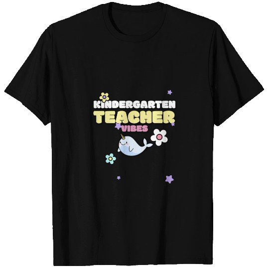 Kindergarten Teacher Vibes T Shirts