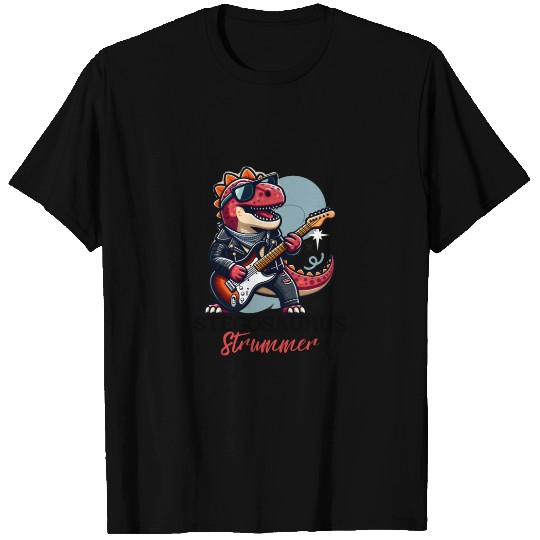 Dinosaur T Shirts design Stegosaurus Strummer