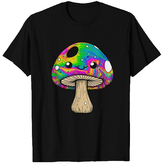 psychedelic Kawaii Mushroon T Shirts