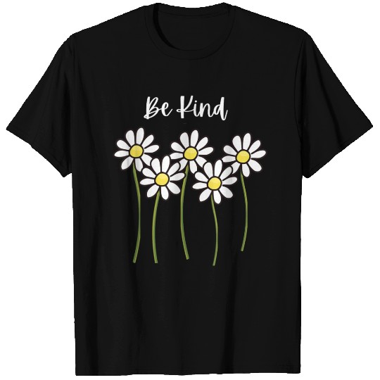 Be Kind daisy design T Shirts