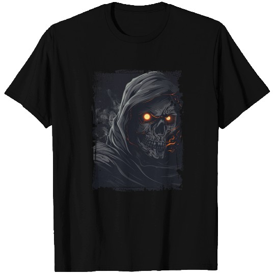 Cyberpunk Neon Skull T Shirts