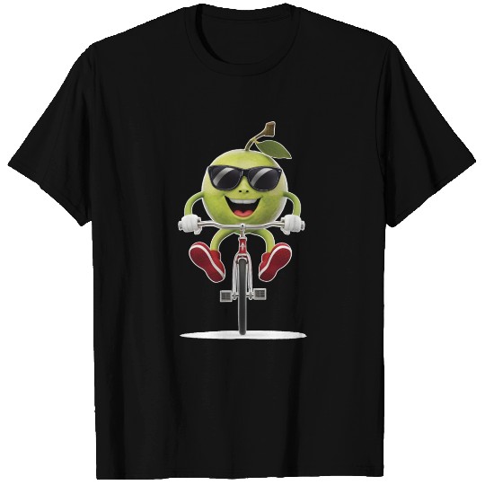 Guava Cycling On Bike Realistic T Shirts