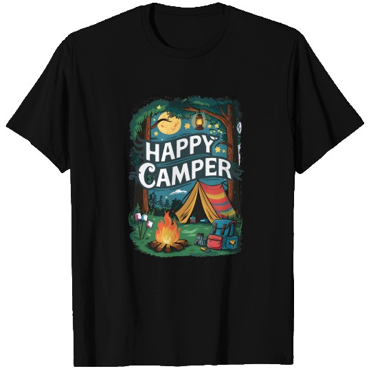 Happy Camper Delight T Shirts
