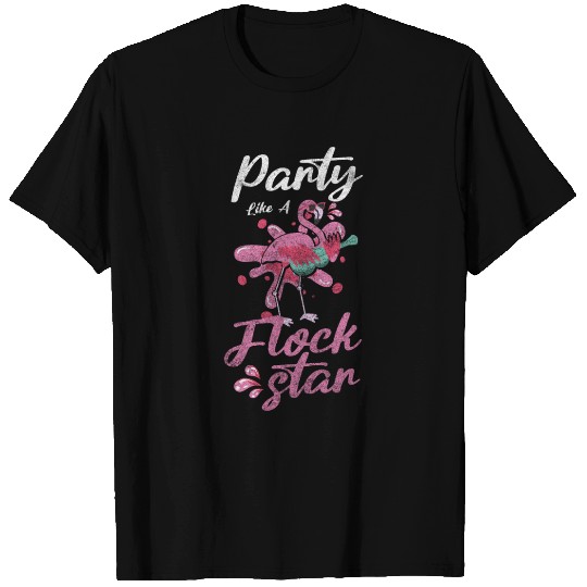 Pool Flamingo Relaxation Water T Shirts