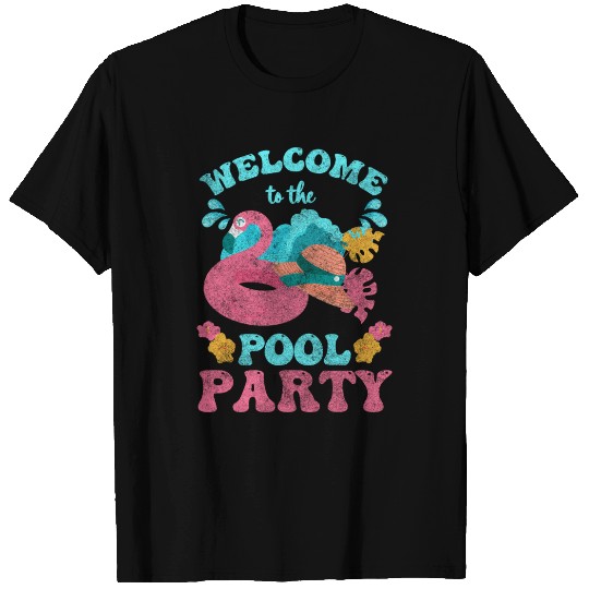 Pool Swimming Sun Alcohol T Shirts