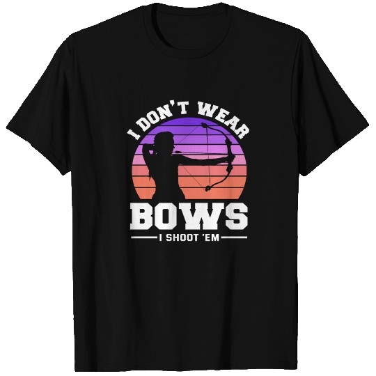 Archer Retro Bow Girl Archery T Shirts