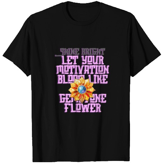 Cheerful Gem Blossom T Shirts