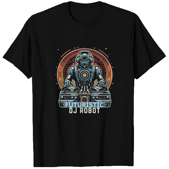 Robot DJ Future Beats Party T Shirts