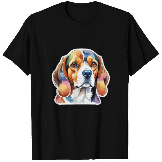 Beagle Watercolor T Shirts