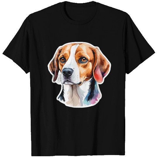 Beagle Watercolor T Shirts