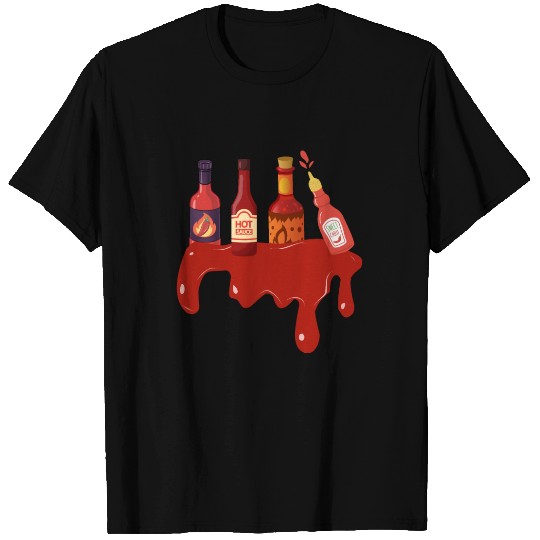 Hot Sauce Hot Sauces Foodie Tea Spicy Hot T Shirts