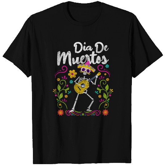 Dia De Muertos Death Skeleton Commemoration T Shirts