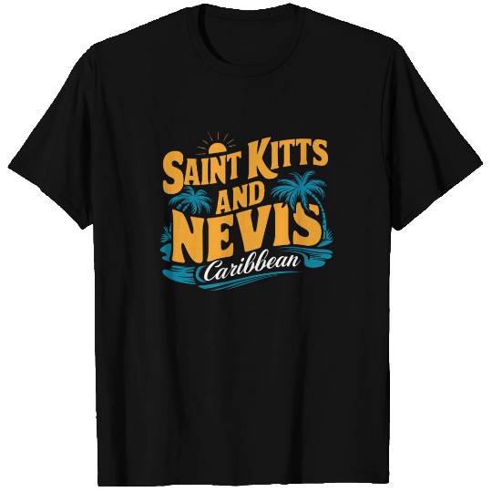 Saint Kitts And Nevis Caribbean Souvenir T Shirts
