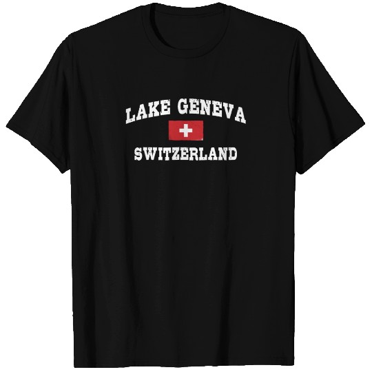 Lake Geneva Switzerland Attractions Weather T Shirts
