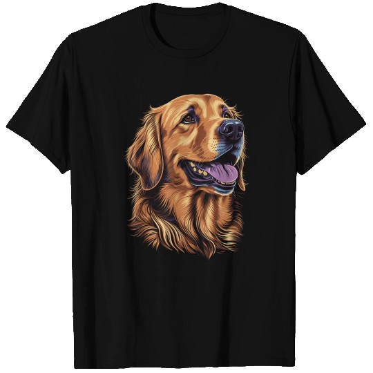 Cute Golden Retriever Dog Lover T Shirts