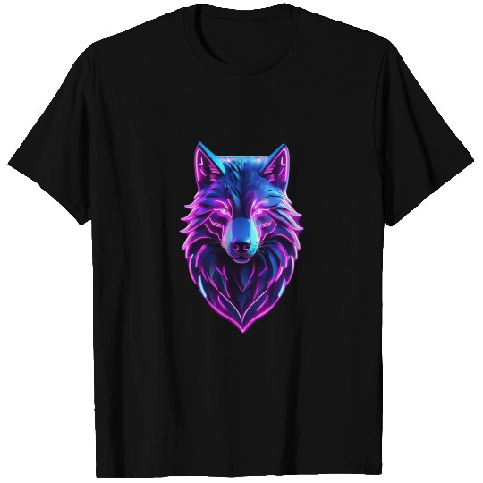 Neon Wolf Lights T Shirts