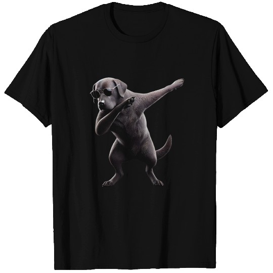 Funny Dabbing Dog Animal Lover Labrador Retriever T Shirts