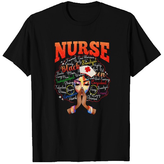 Black Nurse History BLM Afro T Shirts