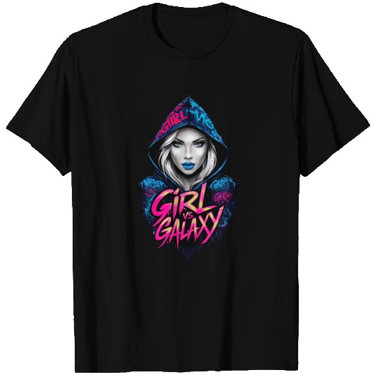 Girl Vs galaxy T Shirts
