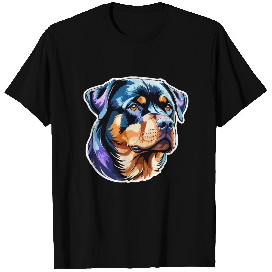 Rottweiler Watercolor T Shirts