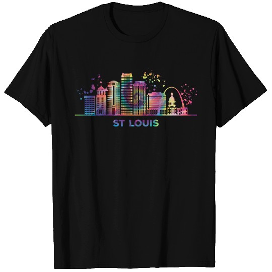St Louisian Skyline St Louis T Shirts