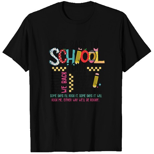 Back to School Teacher Tour T Shirts