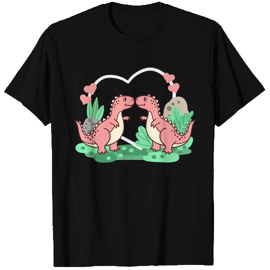 Dinosaur T-Rex Valentine's Day T Shirts