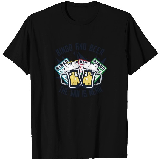 Bingo And Beer The Win is Near Daubers T Shirts
