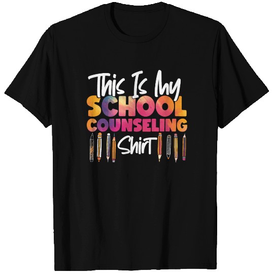 School Counselor Watercolor This T Shirts
