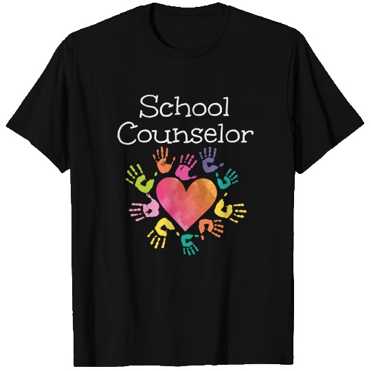 School Counselor Heart T Shirts