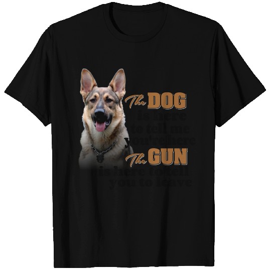 German Shepherd Gun Owner T Shirts