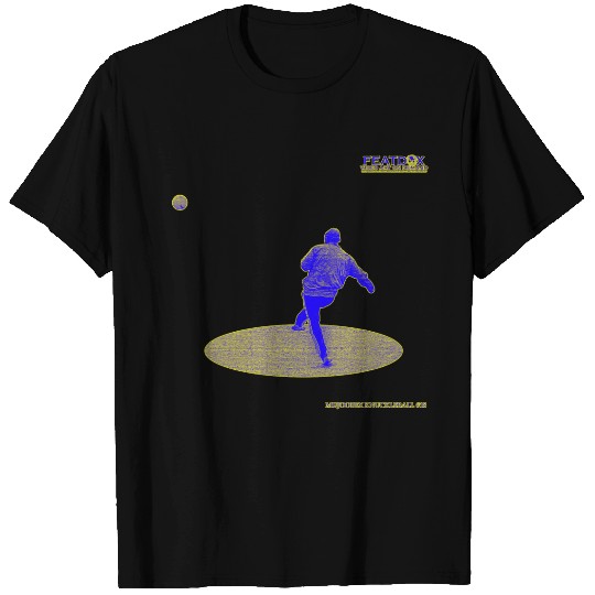 Blue Yellow Knuckleball 18 T Shirts