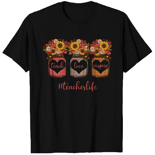 Teach Love Inspire Teacher T Shirts