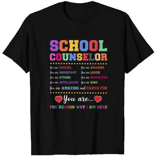 School Counselor School Counselor T Shirts