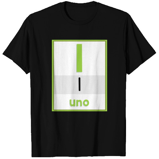 Spanish numbers Uno T Shirts
