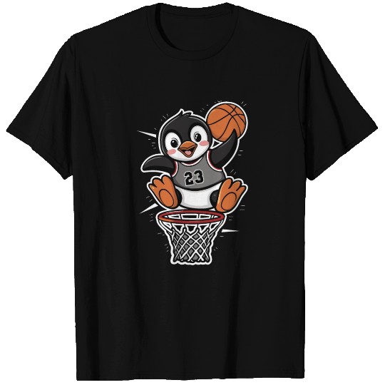 Penguin Basketball Slam Dunk T Shirts