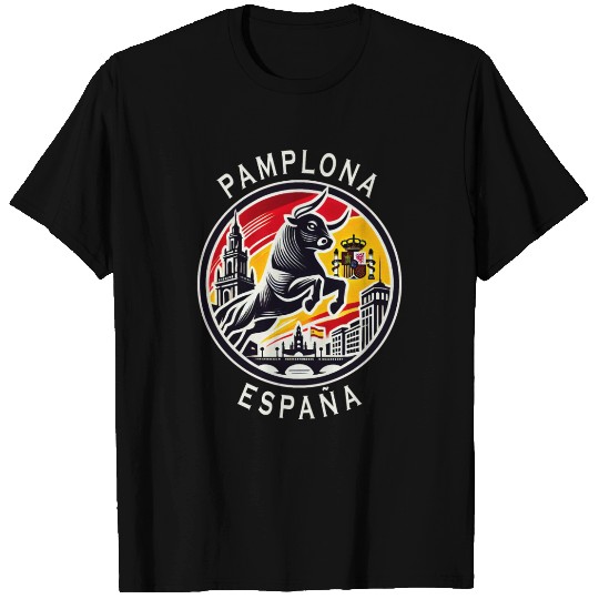 Pamplona Spain bull T Shirts